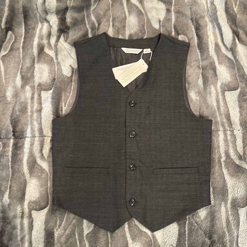 Brand new Janie and Jack boys vest size 12 with tags